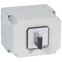 Переключатель - с положением ''0'' - PR 40 - 3П - 6 контактов - в коробке 135x170 мм | код 027747 |  Legrand